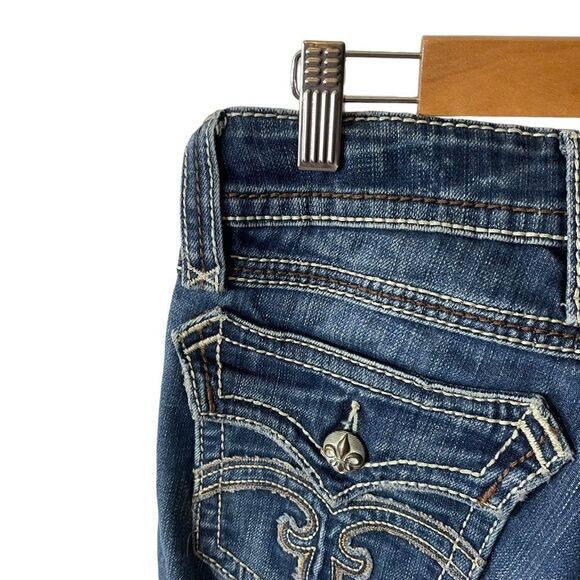 Rock Revival Y2K Debbie Boot Cut Low Rise Jeans Size 26 - Picture 6 of 7